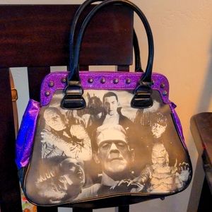 Rock Rebel vintage universal monsters purse